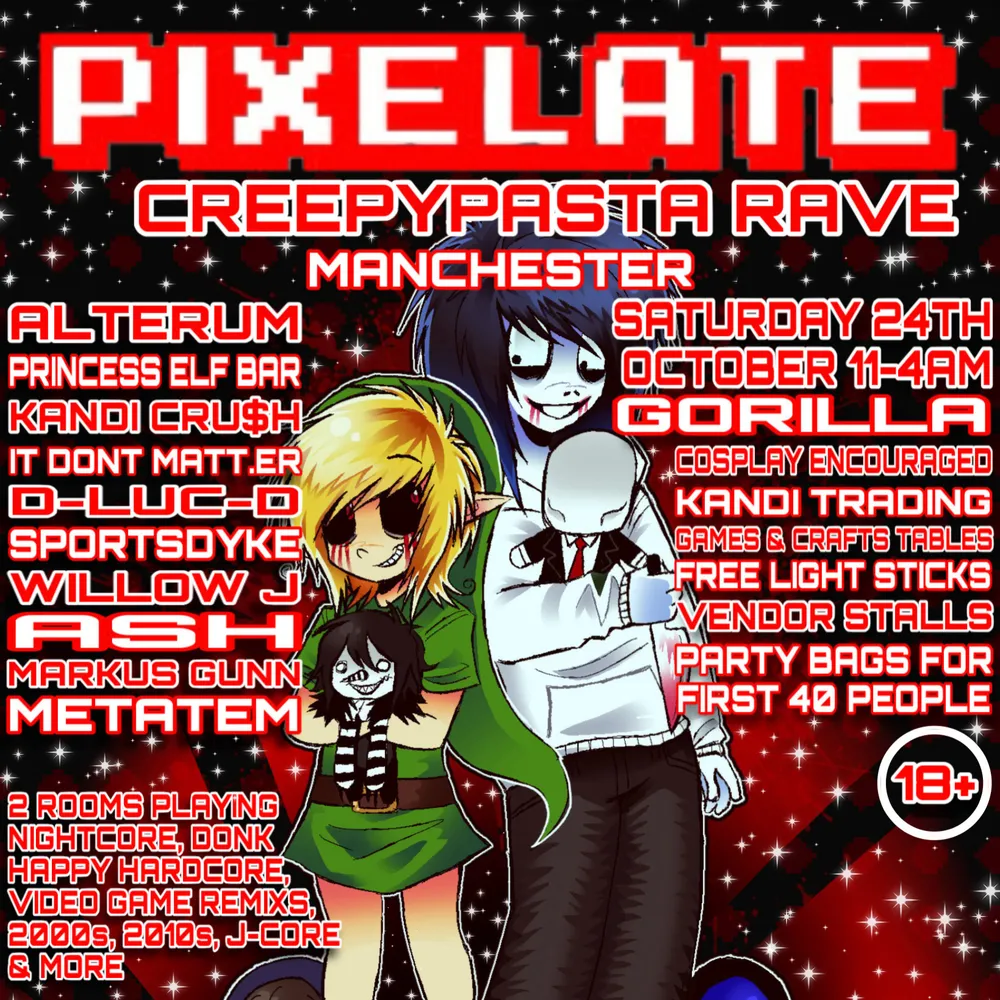 PIXELATE Creepypasta Manchester