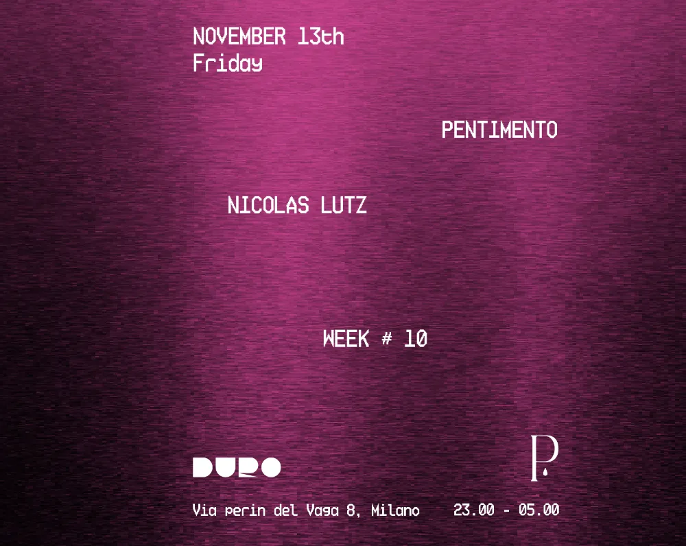 Pentimento // Nicolas Lutz
