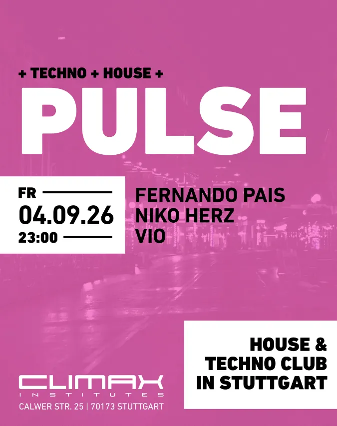 PULSE w/Vio, Fernando Pais, Niko Herz