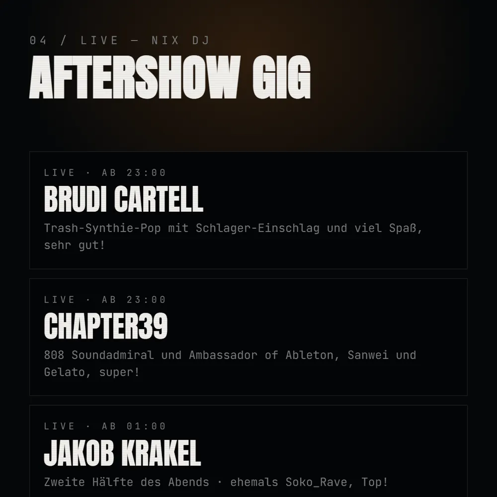 Nachteule 3.0 x Brudi Cartell