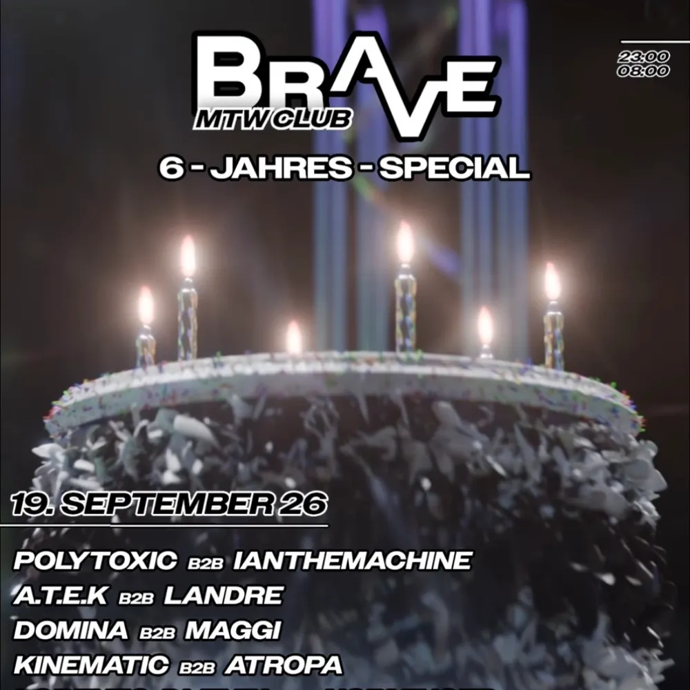 6 JAHRE BRAVE