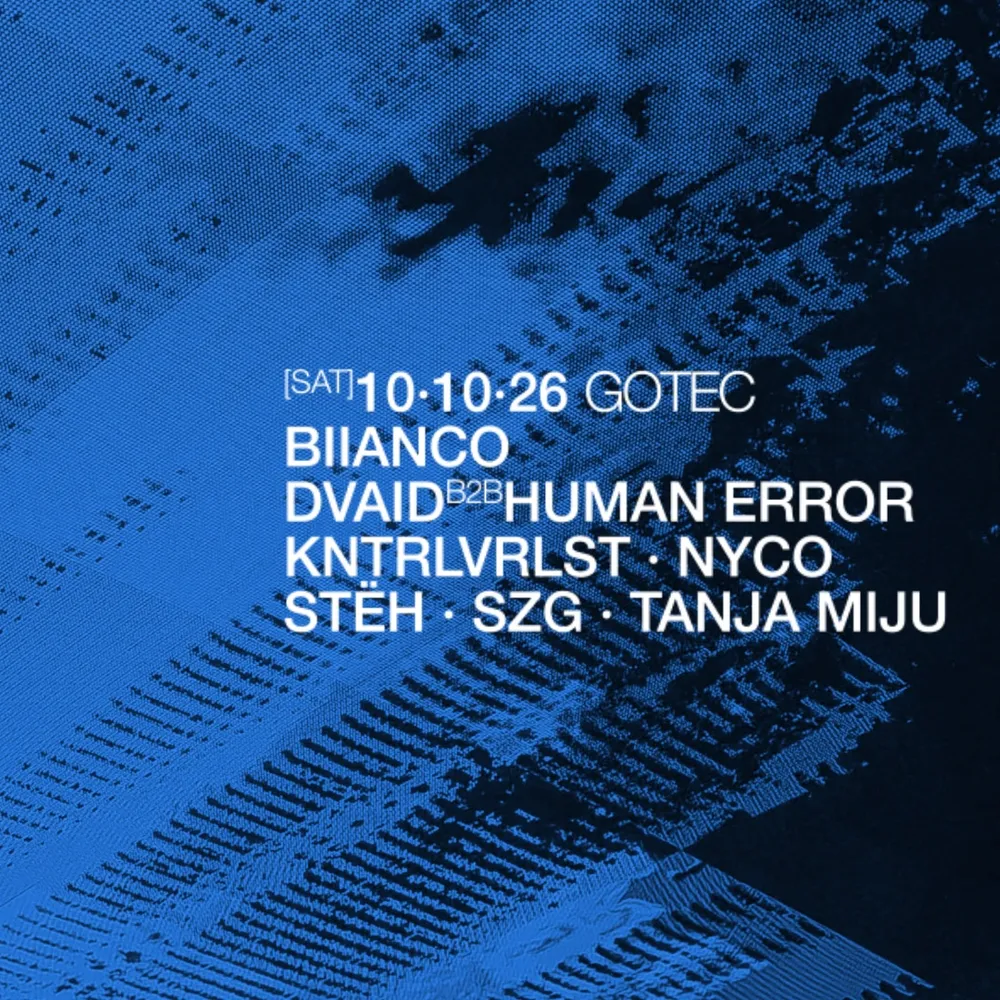 KNTRLVRLST, DVAID B2B HUMAN ERROR, NYCO, TANJA MIJU, SZG