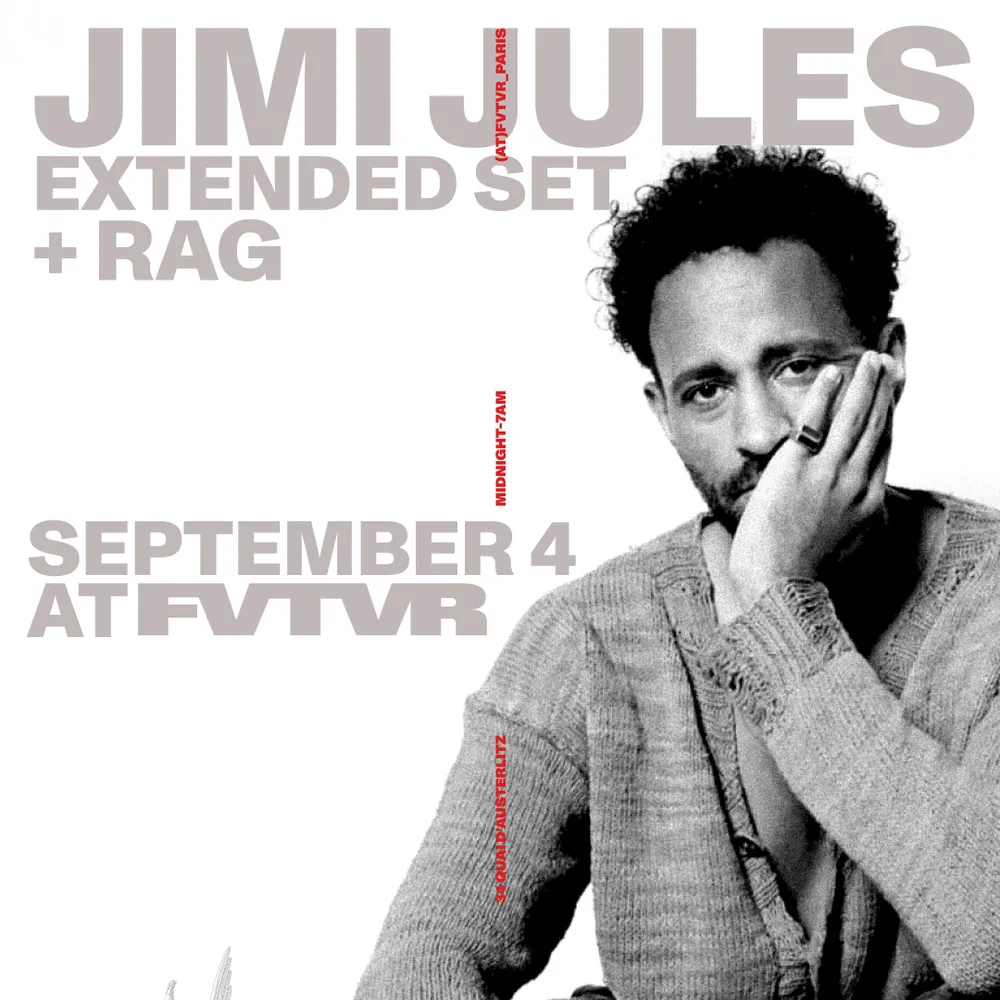 Fvtvr INVITES: Jimi Jules, RAG