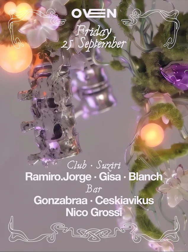 Suziri: Jorge Ramiro + Gisa + Blanch / Bar: Gonzabraa + Ceskiavikus + Nico Grossi