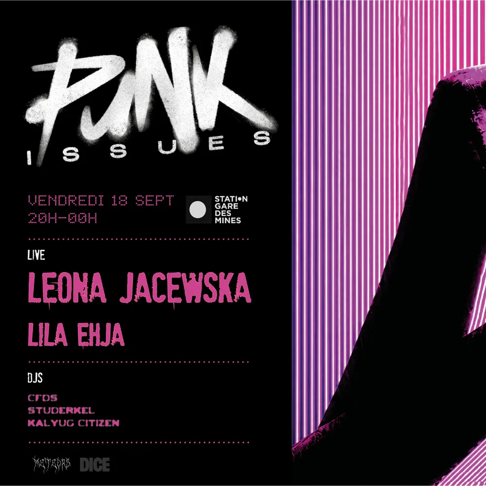 PUNK ISSUES #4 · Leona Jacewska LIVE + Lila Ehjä LIVE