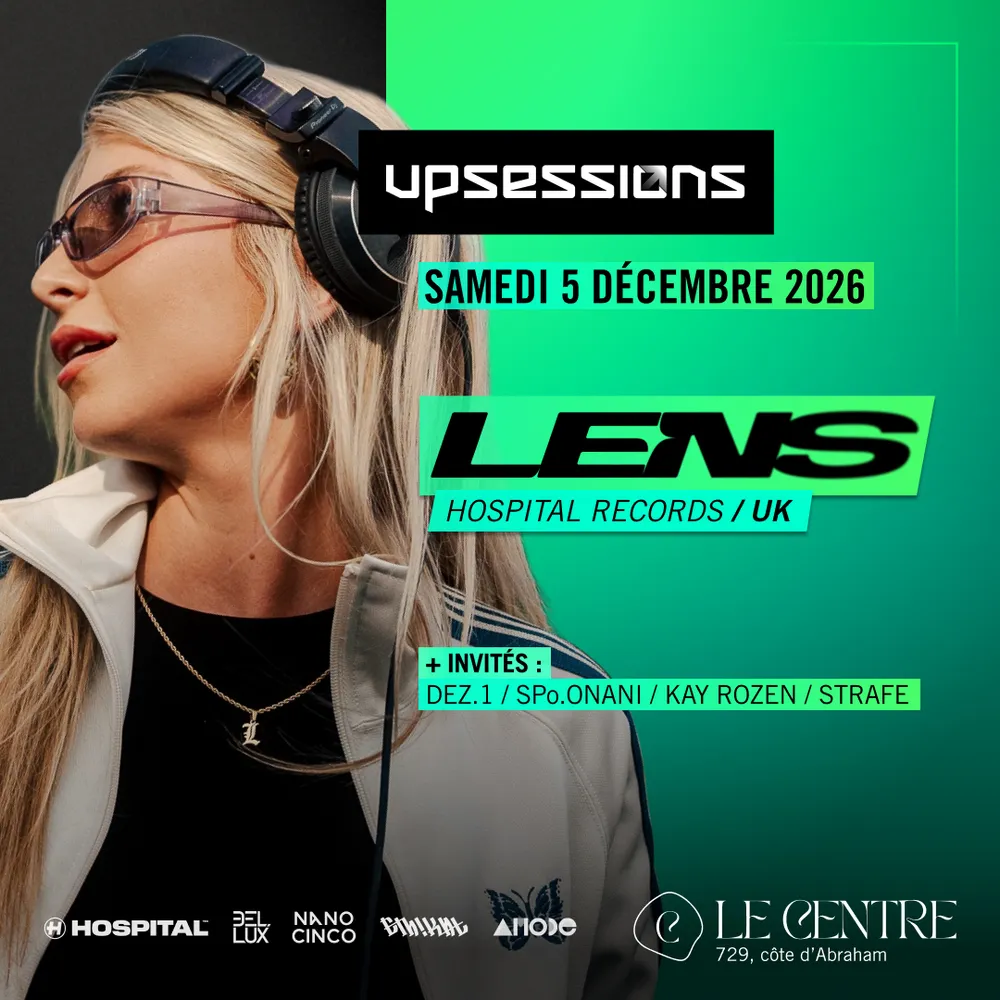 Upsessions presents Lens (UK | Hospital Records)