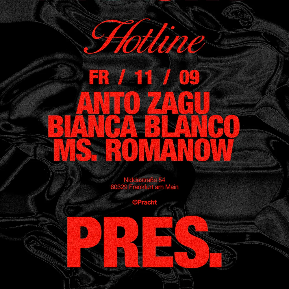 Pracht PRES. HOTLINE with ANTO ZAGU, BIANCA BLANCO, MS. ROMANOW