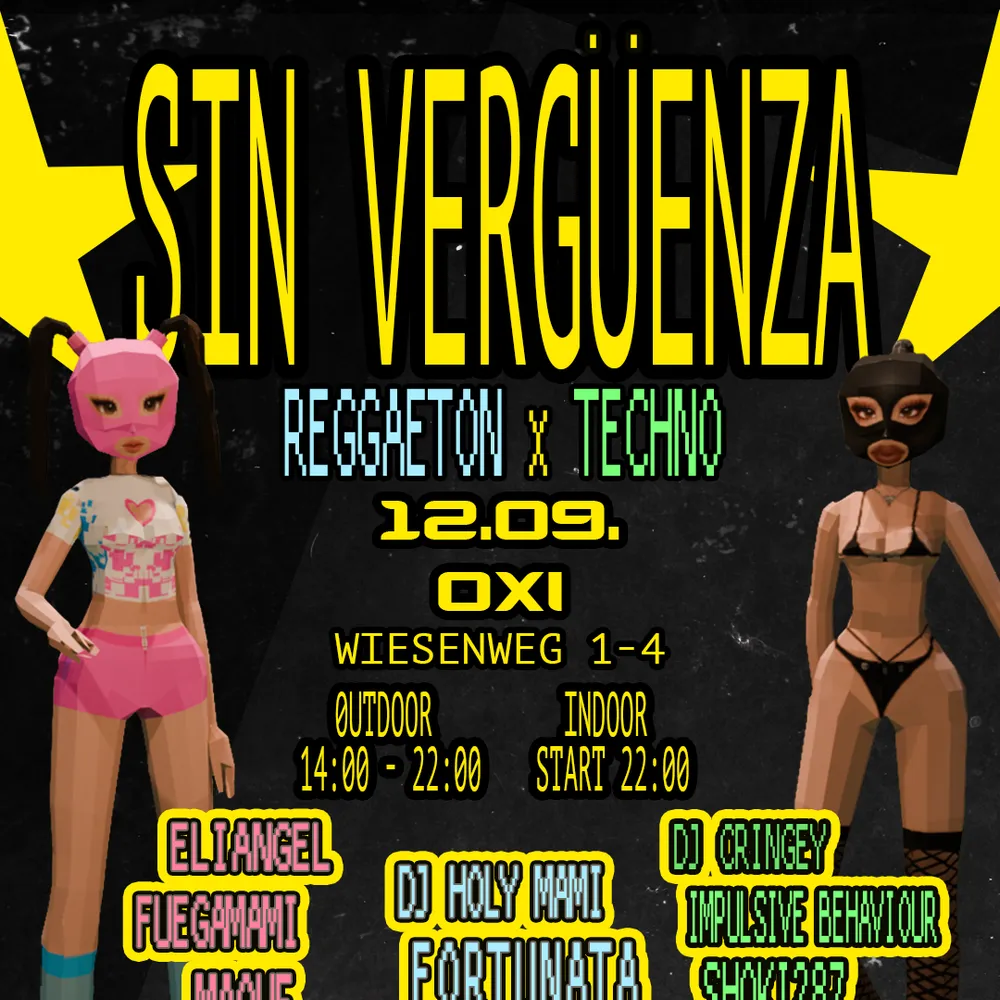 SIN VERGÜENZA [OPEN AIR + INDOOR] hosted by SHOKI