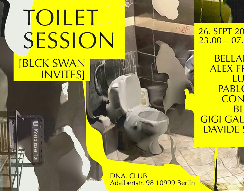 TOILET SESSION SECOND ANNIVERSARY: BLCK SWAN INVITES