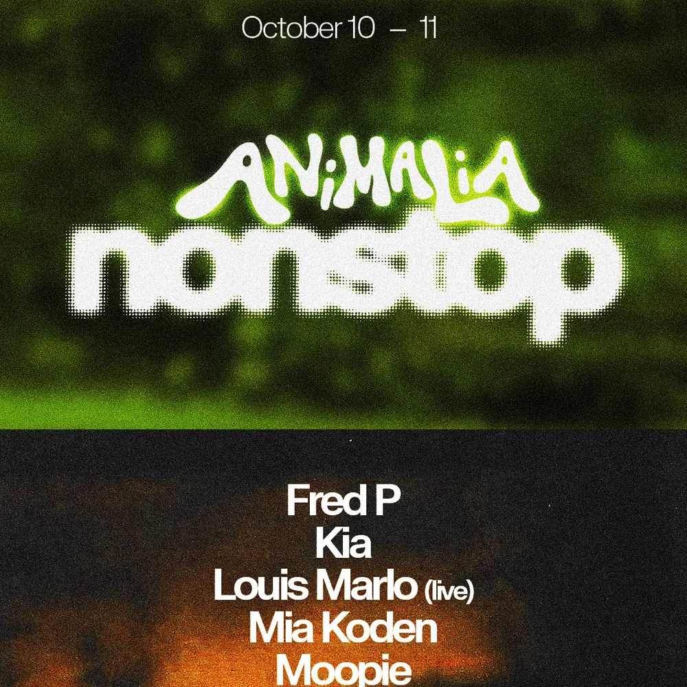 Animalia Nonstop: Fred P, Kia, Louis Marlo (live), Mia Koden, Moopie, Simisea