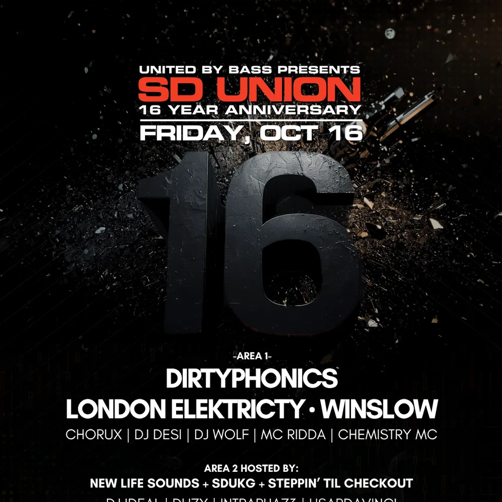 SD Union 16 Year Anniversary