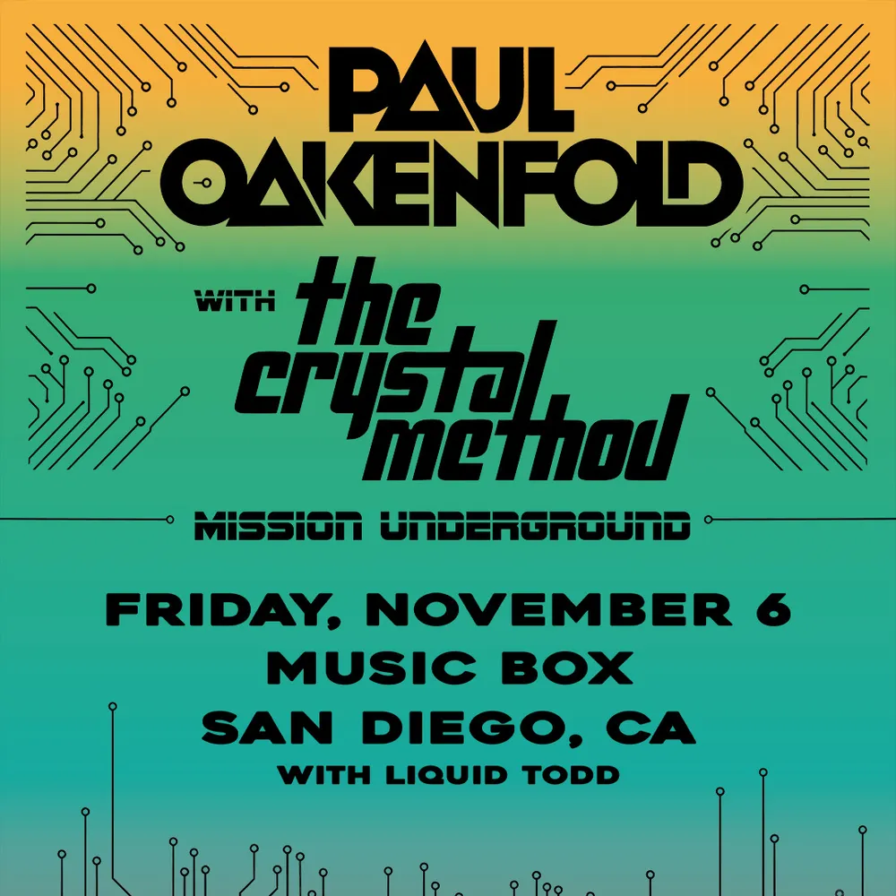 Paul Oakenfold + The Crystal Method