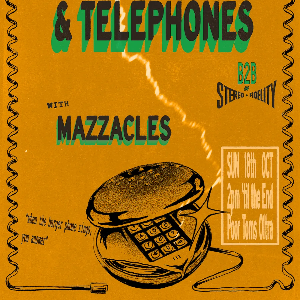 DJ Fett Burger b2b Telephones + Mazzacles in the open air