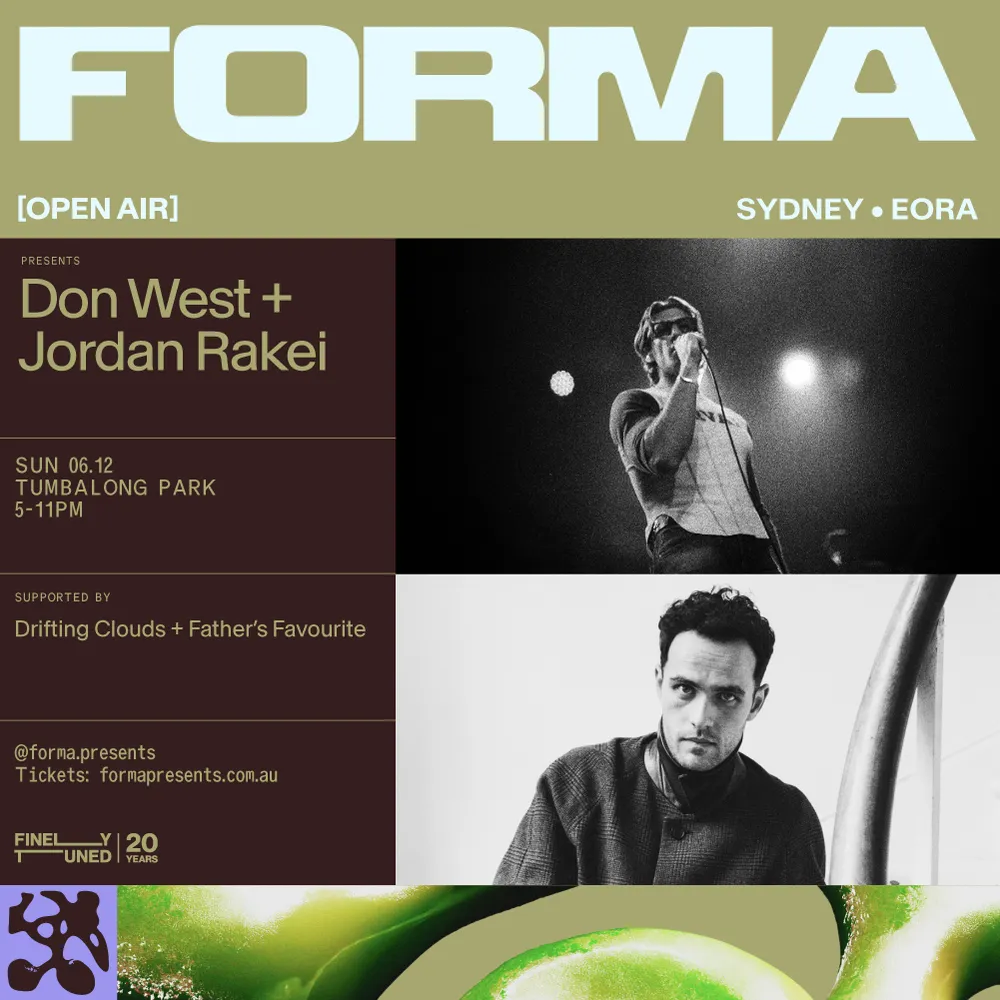 FORMA: Don West + Jordan Rakei