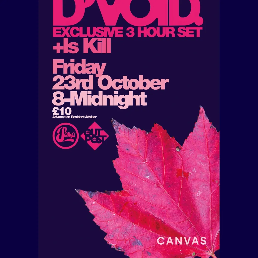 CANVAS presents: Funk D'Void