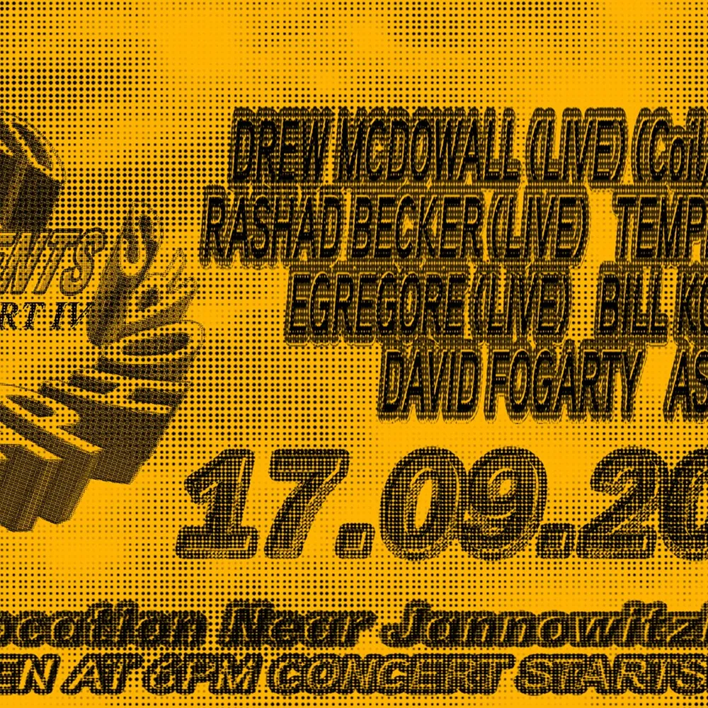 Sound Metaphors presents Drew McDowall (live), Rashad Becker (live), Bill Kouligas…