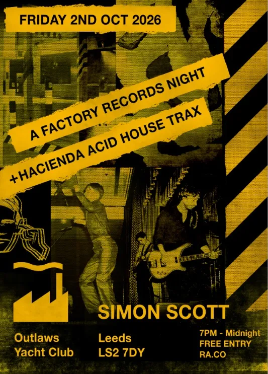 A Factory Records Night + Hacienda Acid House Trax