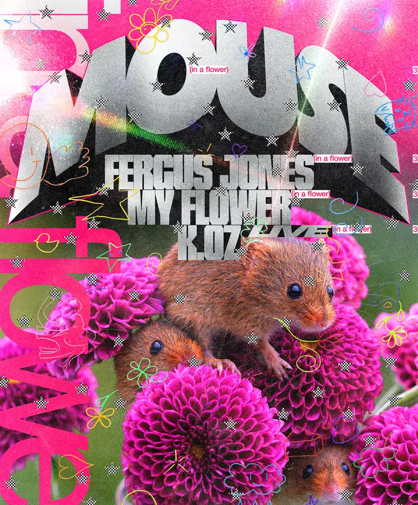 Mouse in a Flower