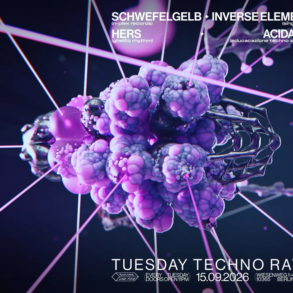 ✦encore.une.fois✦ / TUESDAY TECHNO RAVE