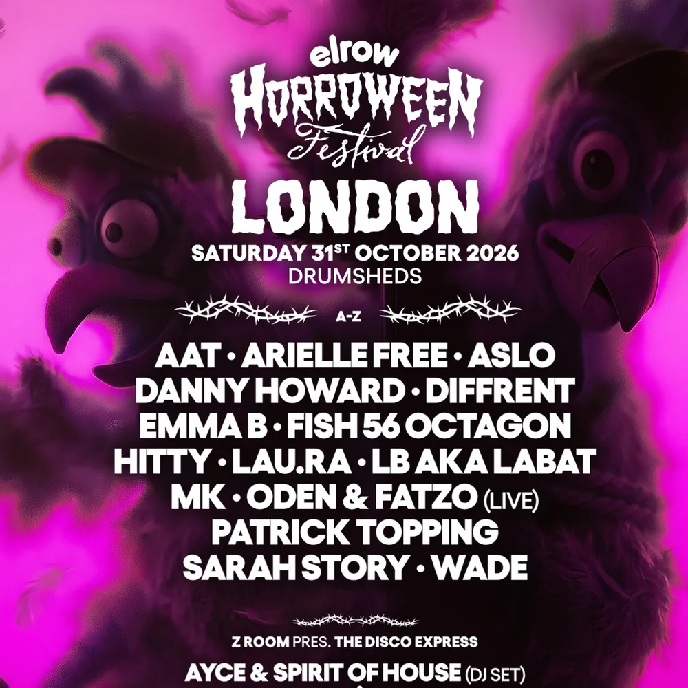elrow Horroween Festival with MK, LB aka LABAT, Sarah Story