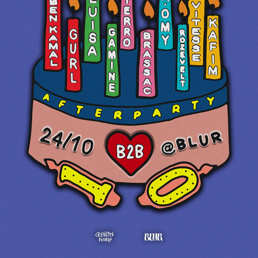 CREVETTE RECORDS - 10 YEAR ANNIVERSARY - AFTER PARTY