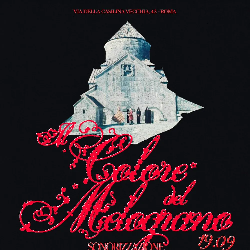 Screening "The Color of Pomegranates by Sergei Parajanov" with live Sound Design by Atoloi