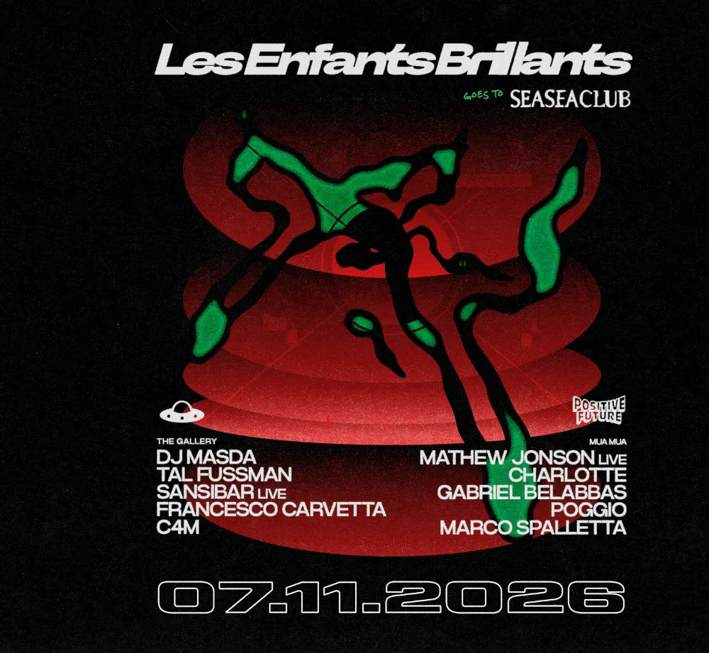 Les Enfants at SEASEACLUB pres. DJ Masda, Mathew Jonson live, Tal Fussman, Sansibar live