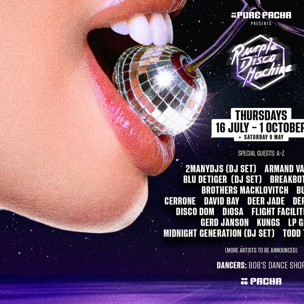 Purple Disco Machine - PURE PACHA