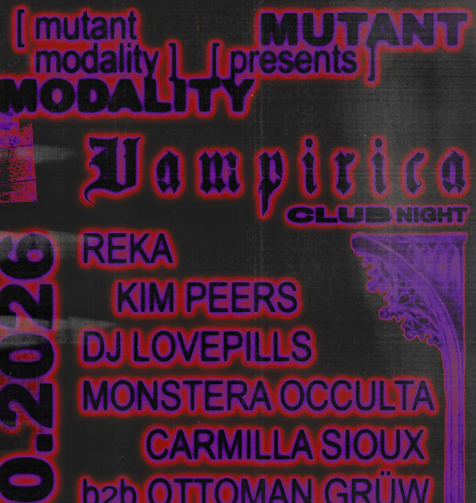 Mutant Modality presents VAMPIRICA: Halloween club night