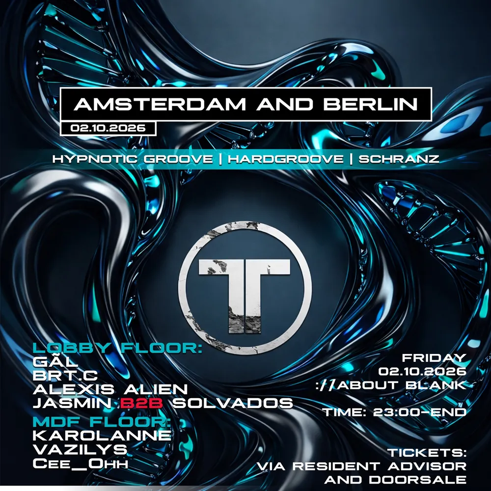 Amsterdam Techno Records and ://about blank on Friday's [Amsterdam and Berlin]