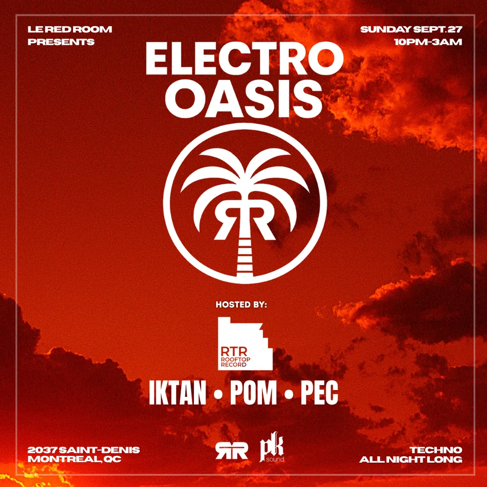 Electro Oasis (every Sunday) *Free with RSVP ticket*