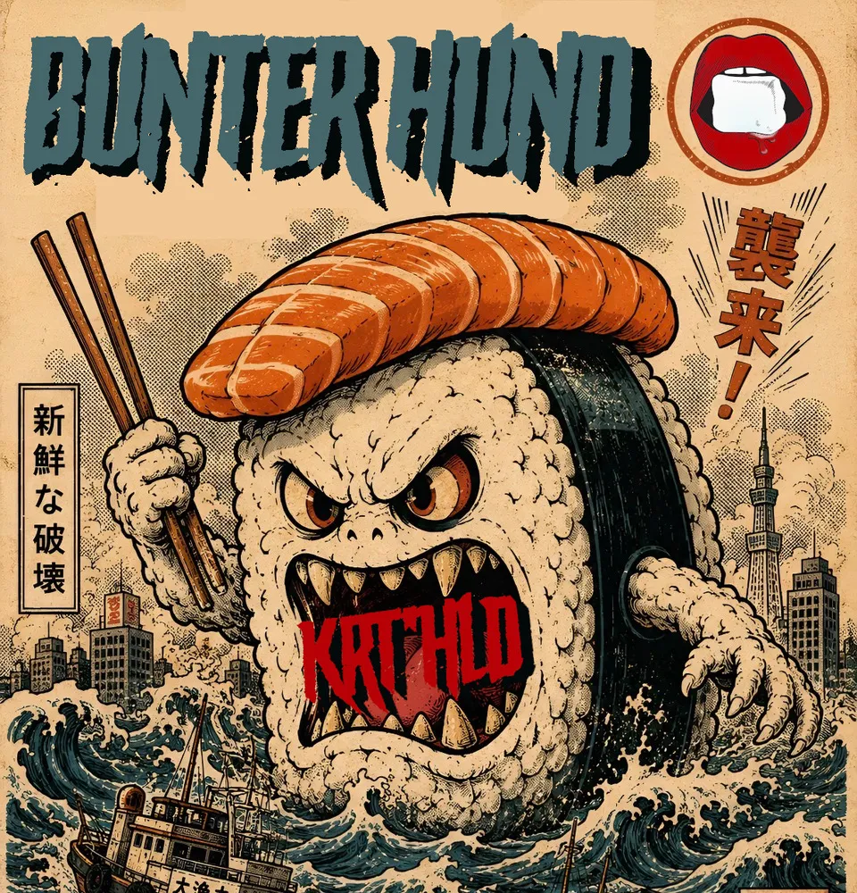 BUNTER HUND AM SONNTAG MIT KRT*HLD