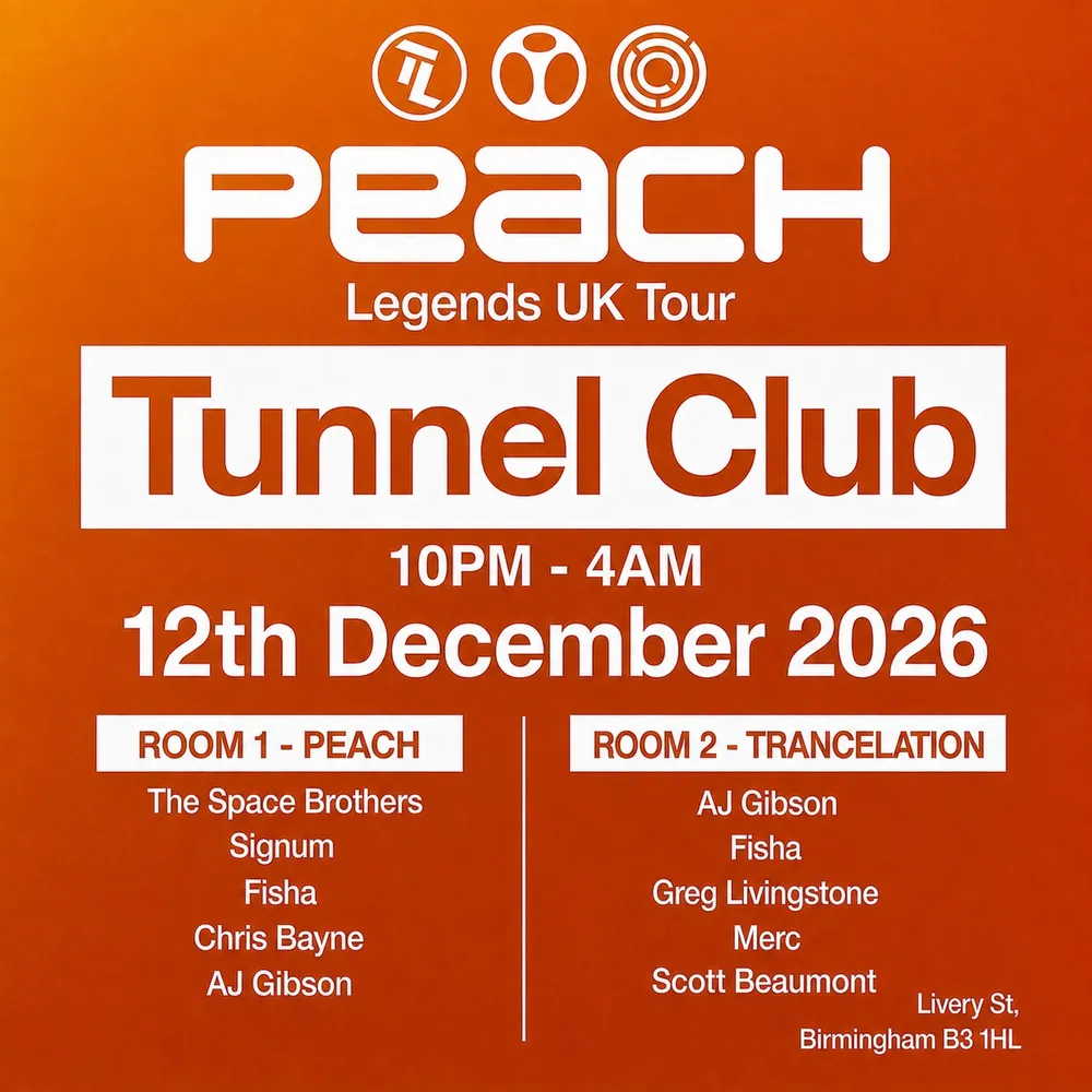 Peach Legends UK Tour - Tunnel Club, Birmingham