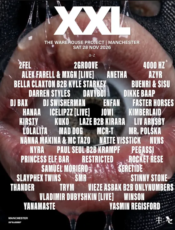 WHP presents: XXL, Manchester