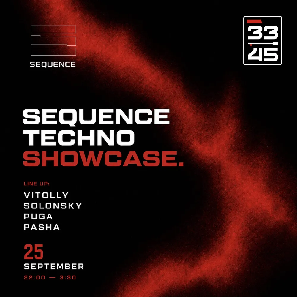 SEQUENCE Showcase x 33/45: PUGA, SOLONSKY, VITOLLY, PASHA