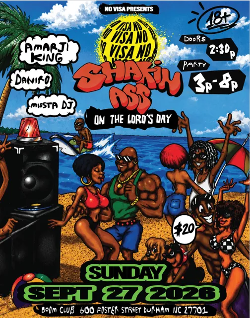 NO VISA presents: Shaking Ass On The Lord's day Starring Amarji King & Daniro