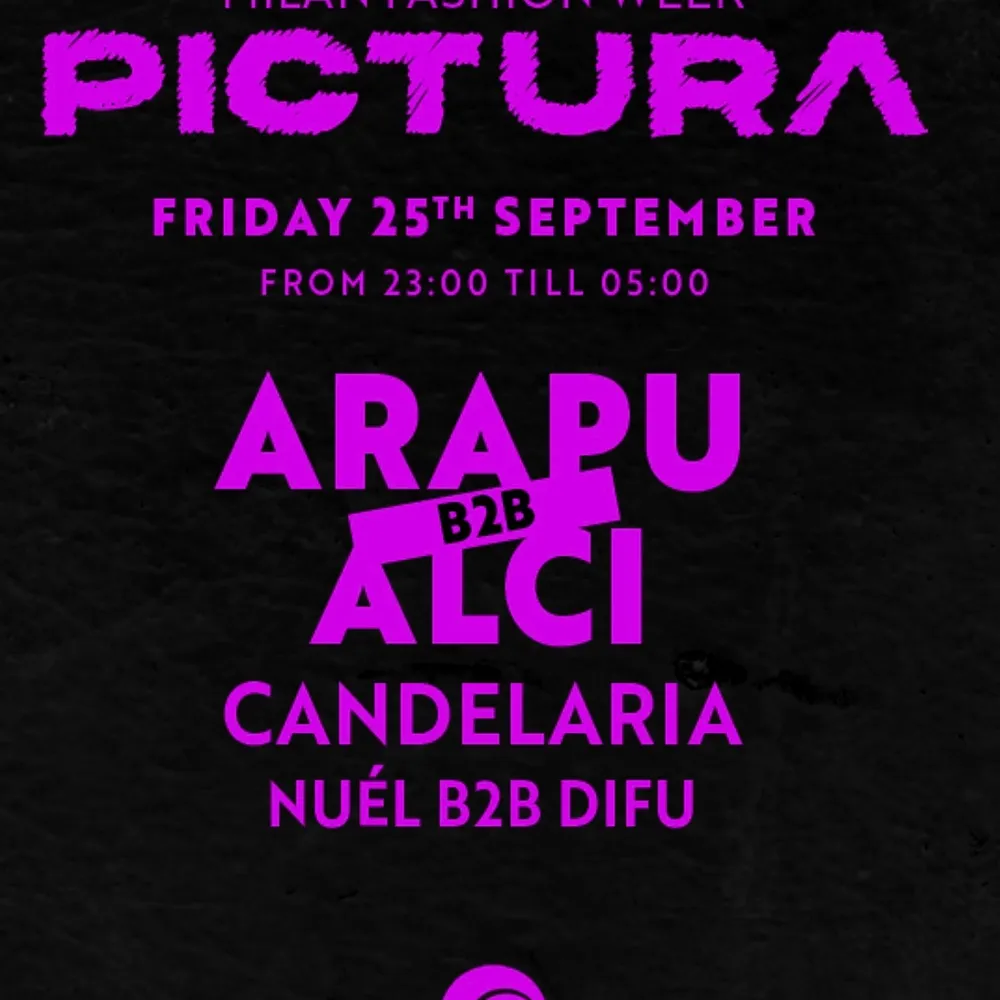 PICTURA MFW 2026 - Tunnel CLUB MILAN