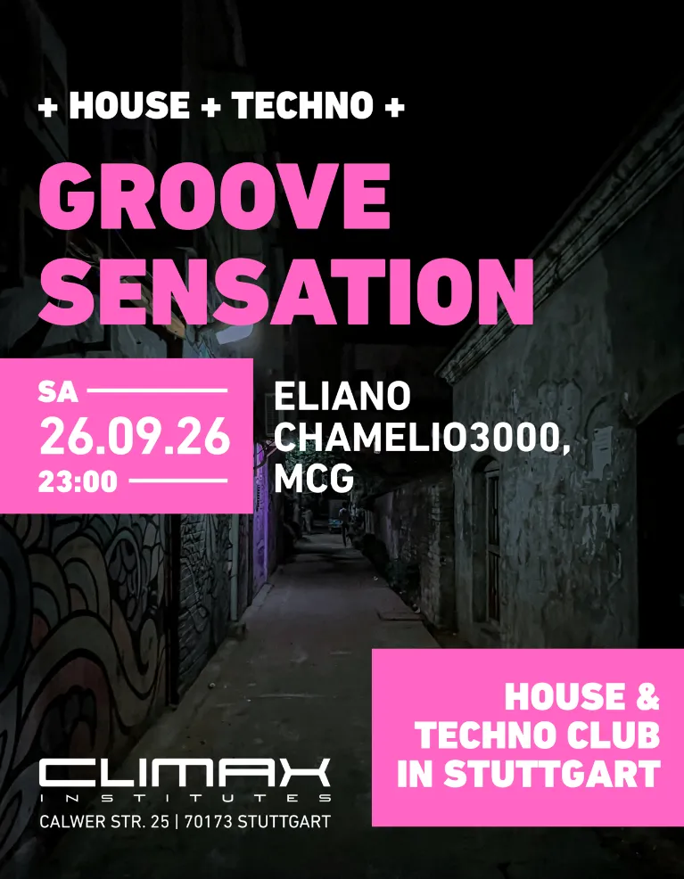 GROOVE SENSATION w/Eliano, MCG, Chamelio3000