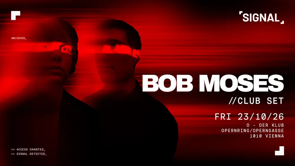 SIGNAL presents Bob Moses