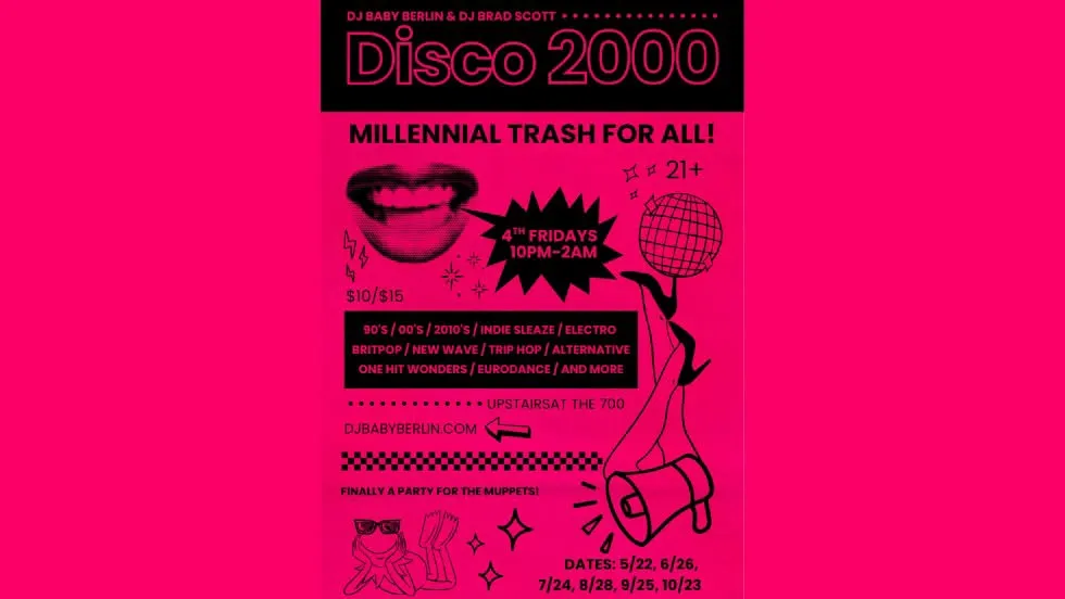 Disco 2000 - Millennial Trash Dance Party For All