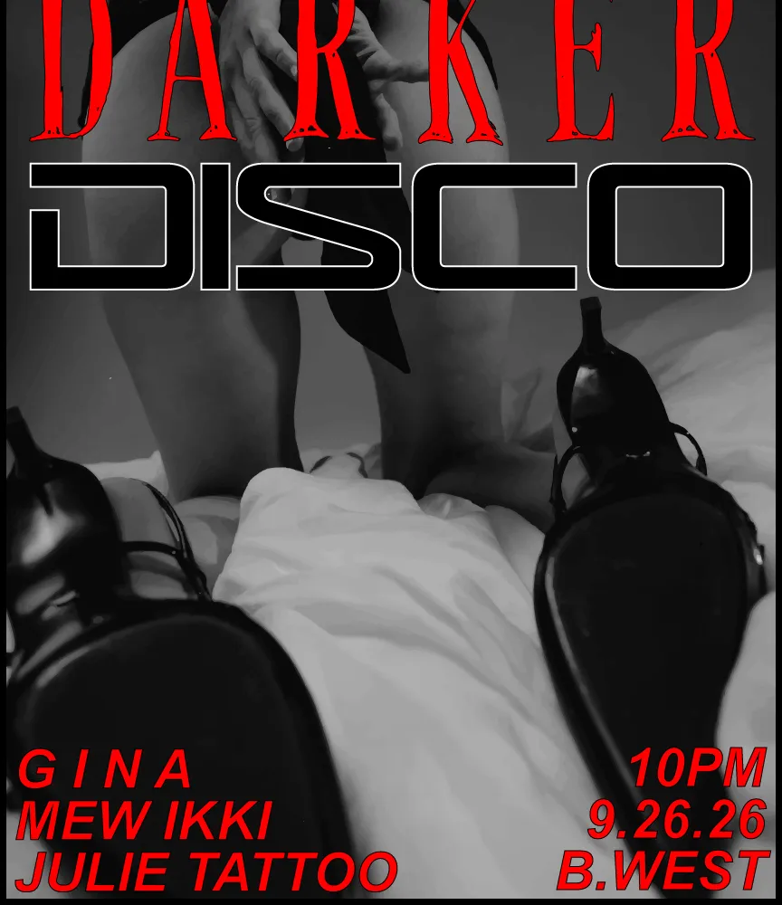 DARKER DISCO with G I N A ALL NIGHT LONG