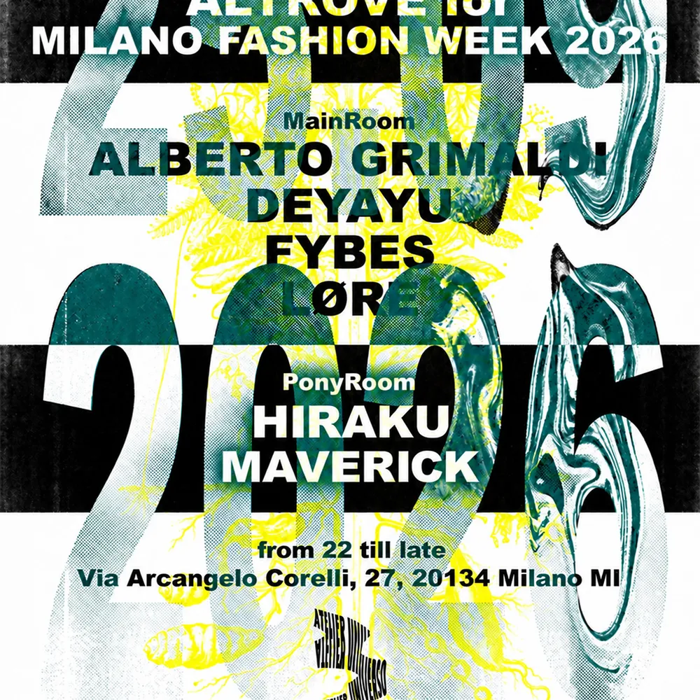 Atelier Universo x Altrove x MFW26