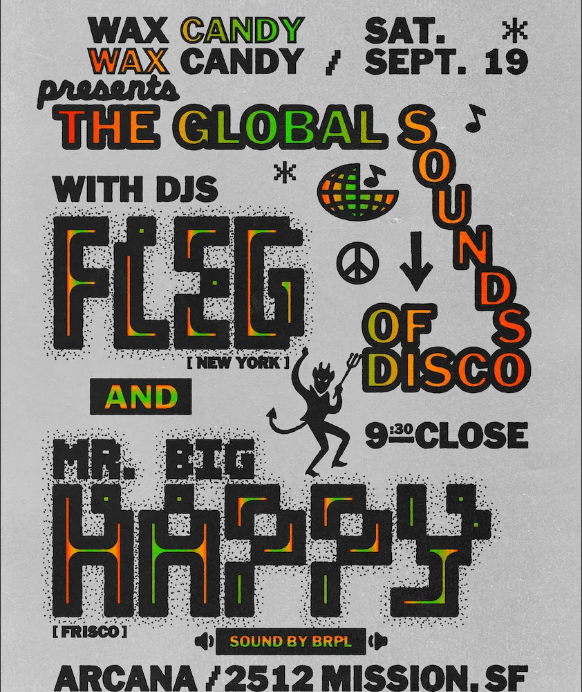 WAX CANDY: DJ Fleg & BIG HAPPY