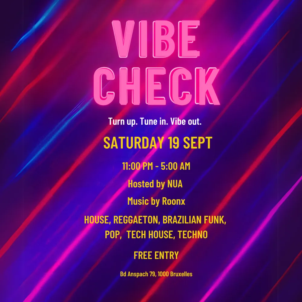 VIBE CHECK - FREE International Party