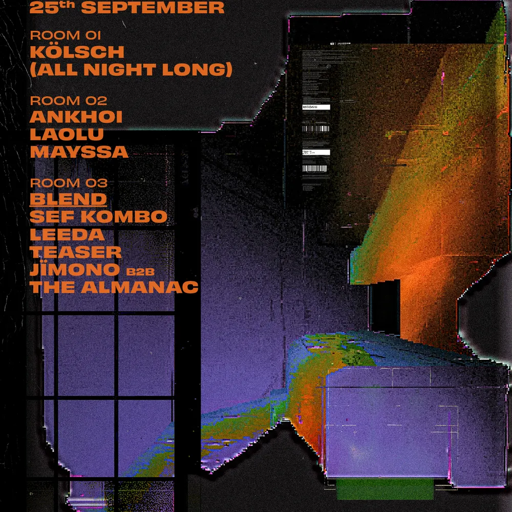 fabric: Kölsch, Ankhoï, Laolu, Sef Kombo, Mayssa, Leeda, Teaser, Jïmono B2B The Almanac