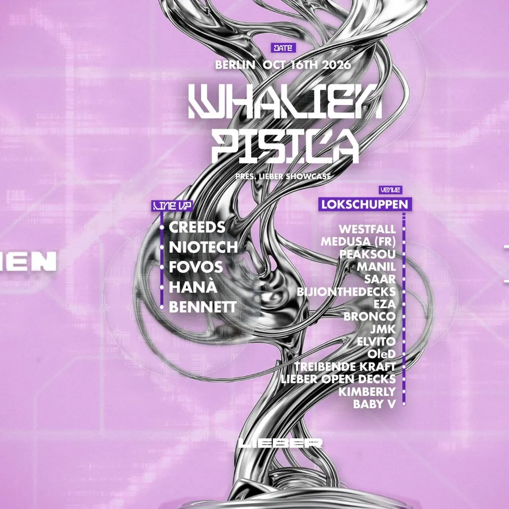 WHALIEN x PISICA pres Creeds, BENNETT, FOVOS, Niotech, HANÀ and more tba