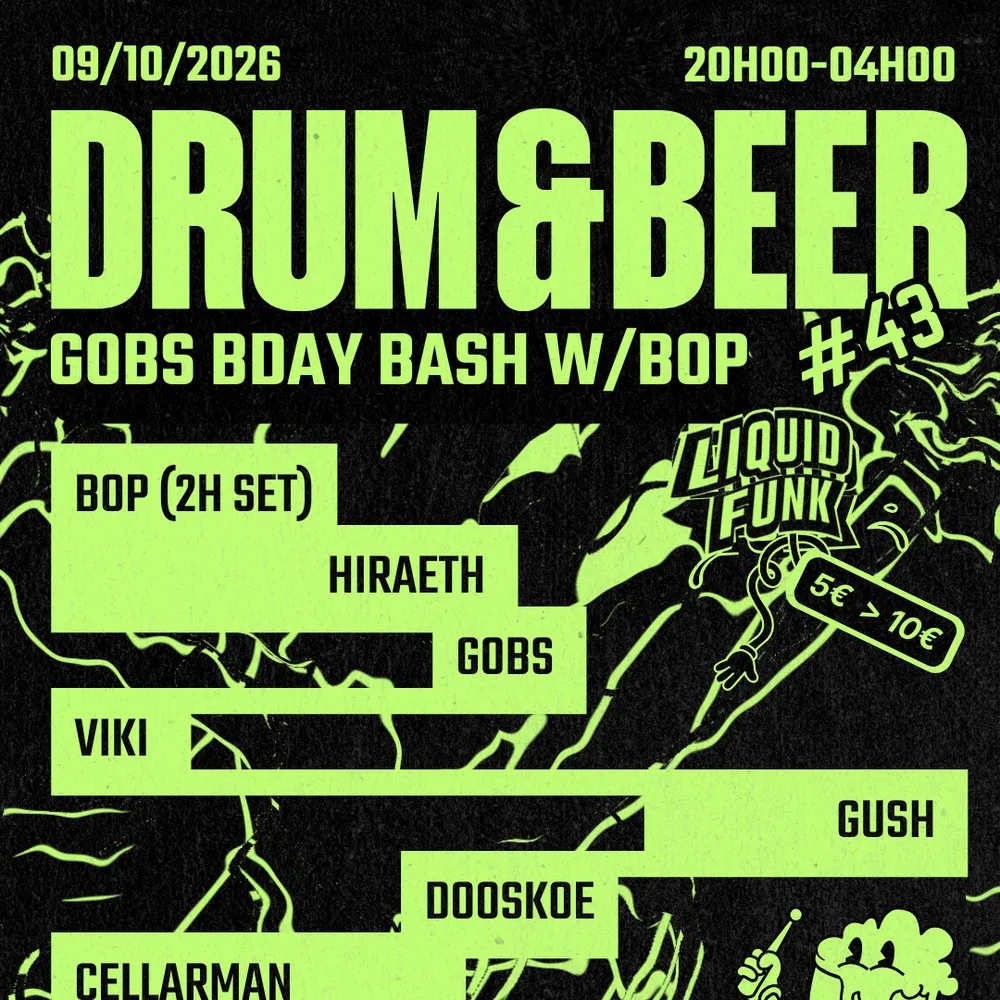 Drum & Beer #43: Gobs Bday Bash with Bop
