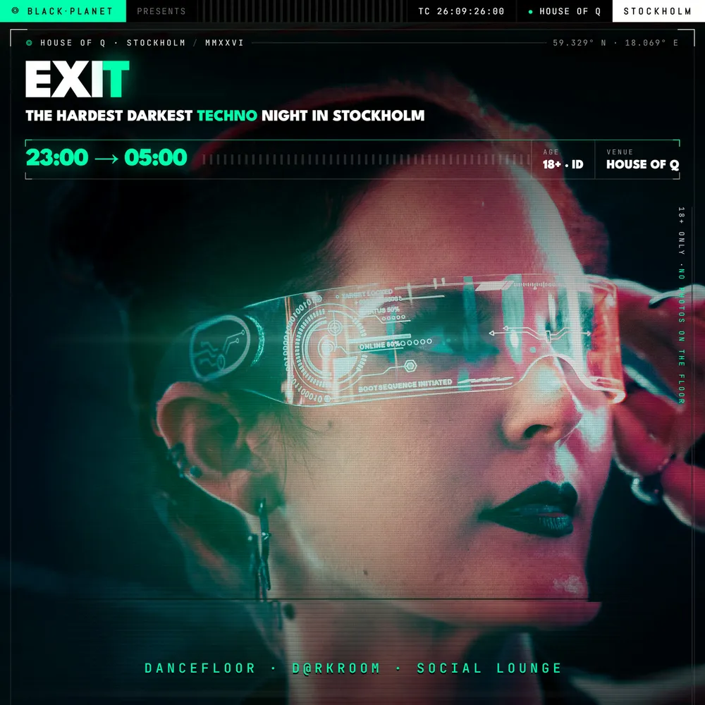 Exit - Hard Techno + Darkroom