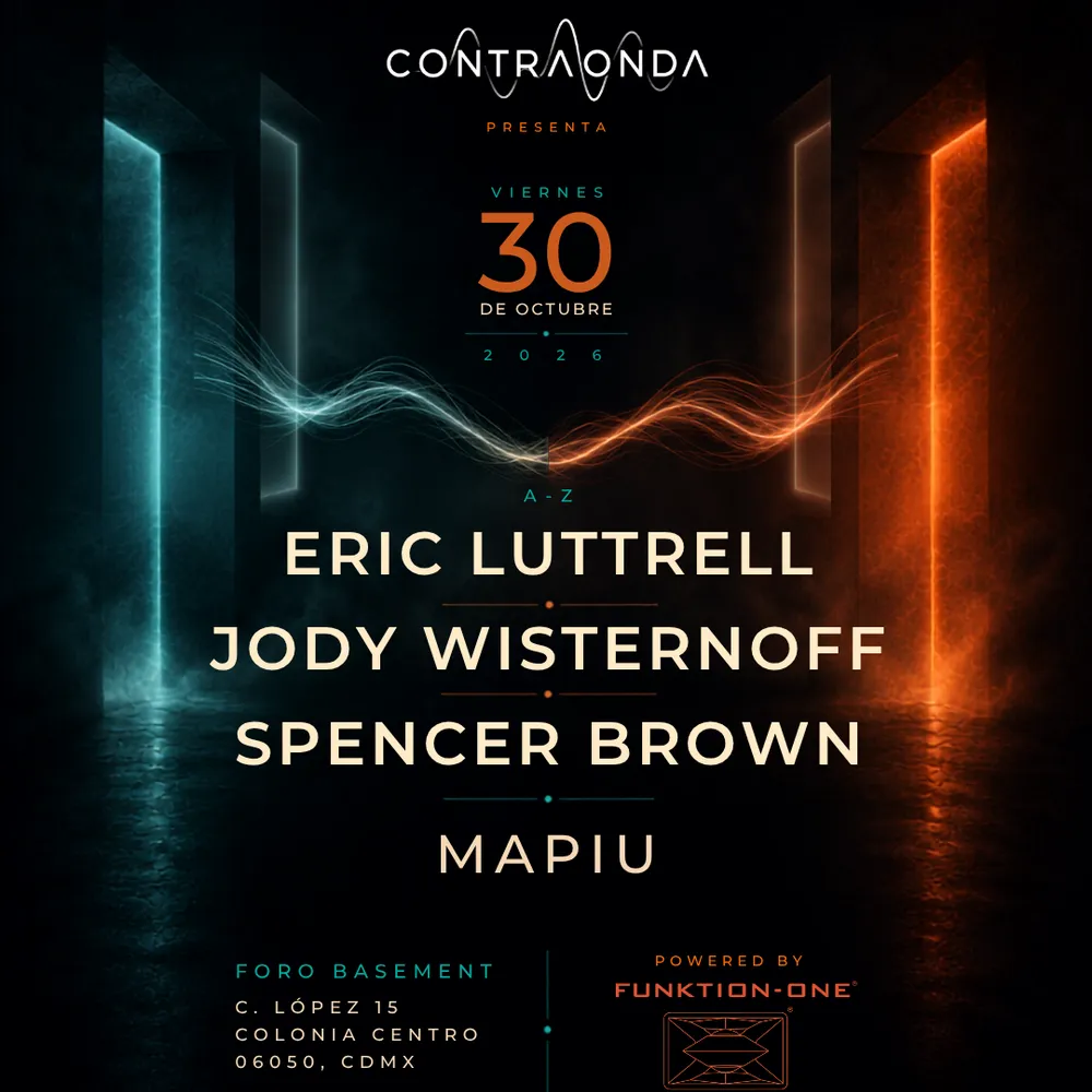 Contraonda presenta: Eric Luttrell, Jody Wisternoff, Spencer Brown