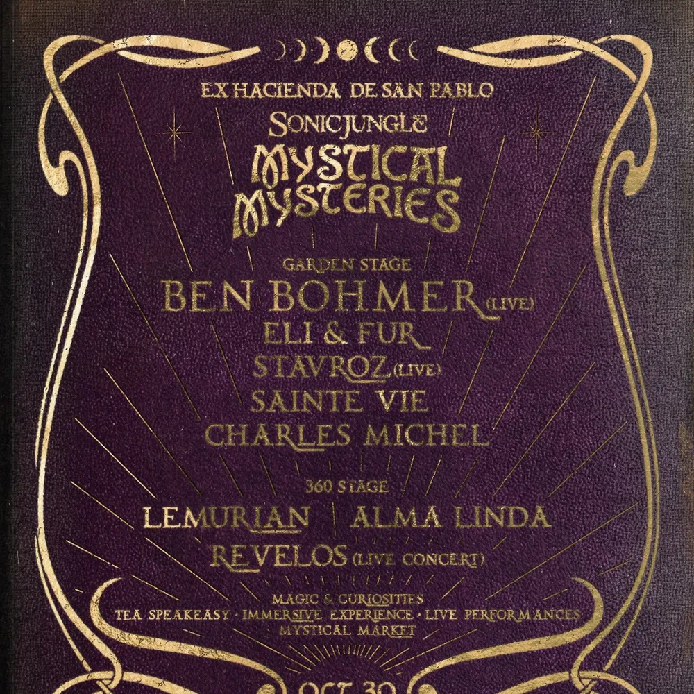 Mystical Mysteries: Ben Böhmer (live), Stavroz (live), Eli & Fur, Sainte Vie